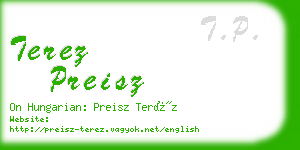 terez preisz business card